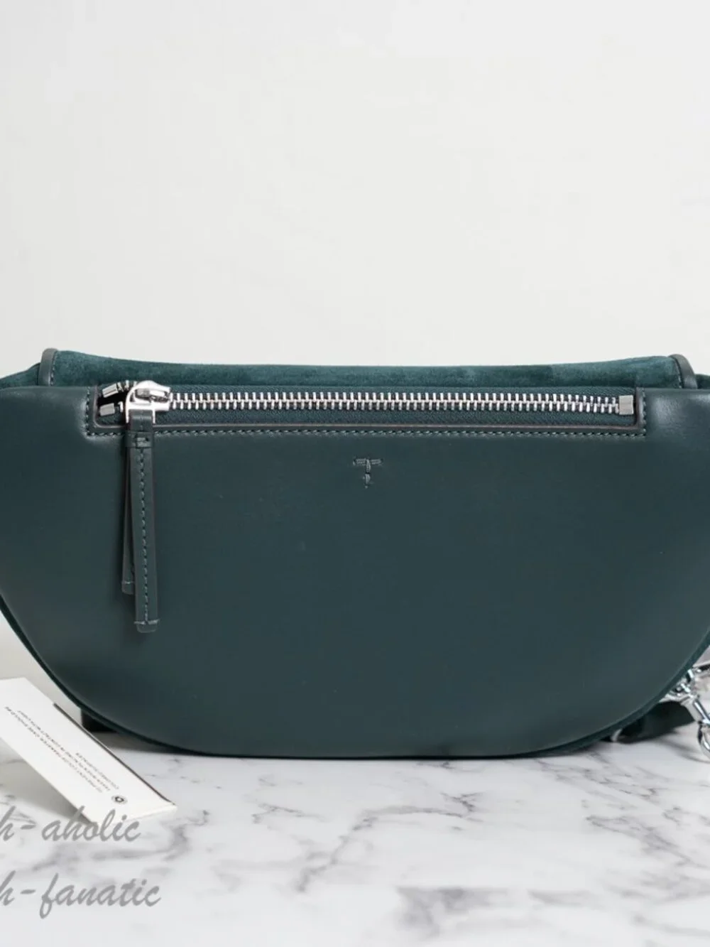 Tory Burch Thea Suede Belt Bag in Warm Teal NWT